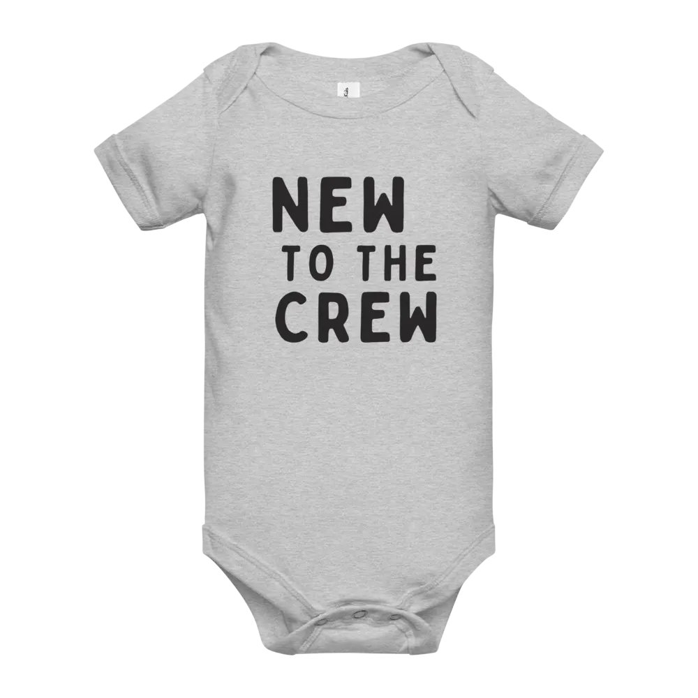 NEW TO THE CREW Baby Short Sleeve Onesie product image (10)