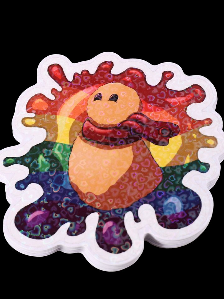 Pride Tater Holographic Sticker v2 product image (1)
