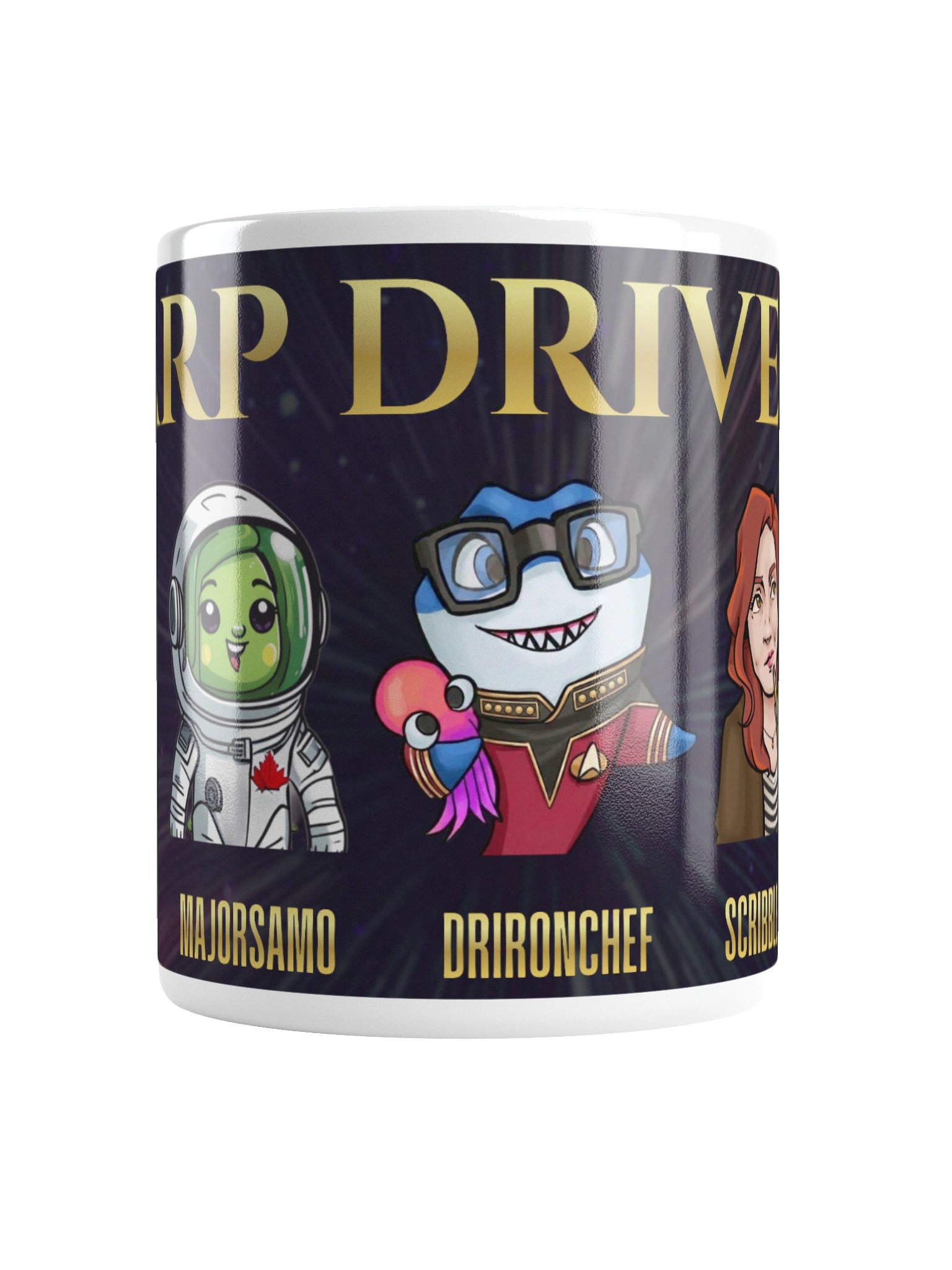 Warp Drive Five v3 White Mug product image (2)
