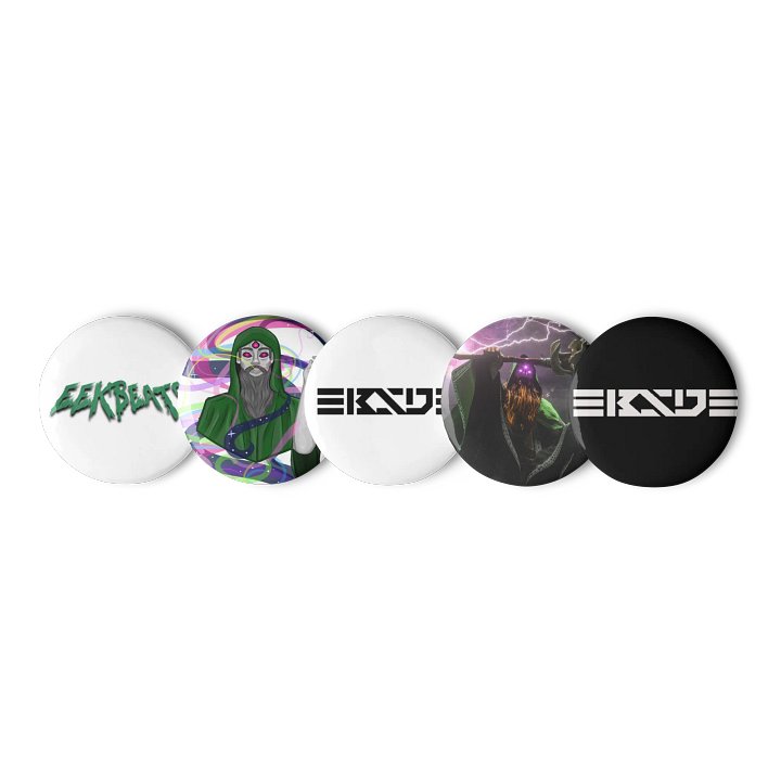 EBSDE X EekBeats Pin Buttons Set product image (1)