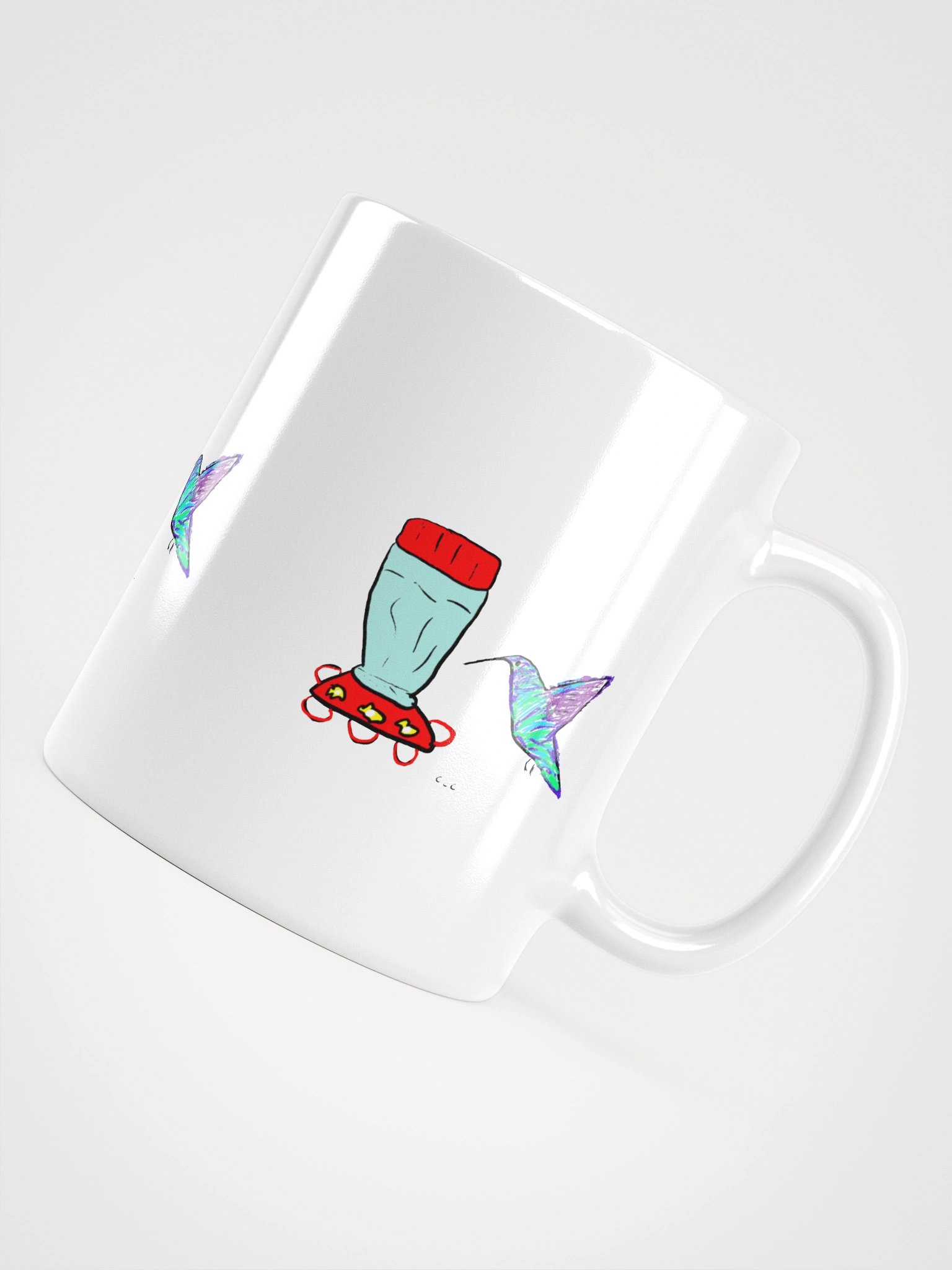 Hummingbird mug - White product image (15)