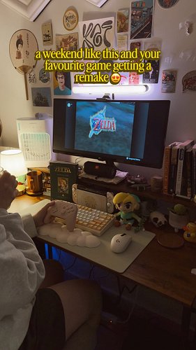 wishing a very happy OoT remake announcement week to all who celebrate 🎉 

Ocarina of Time is my favourite game of ALL time, ...