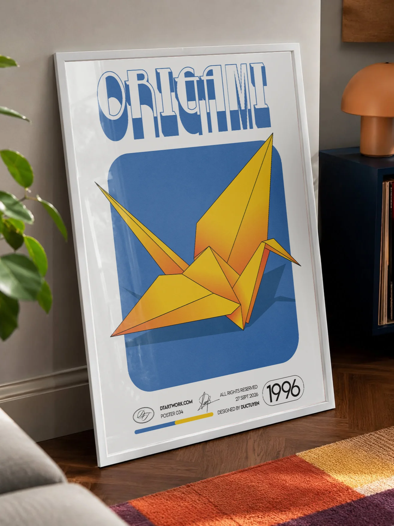 "ORIGAMI" Framed Poster product image (34)