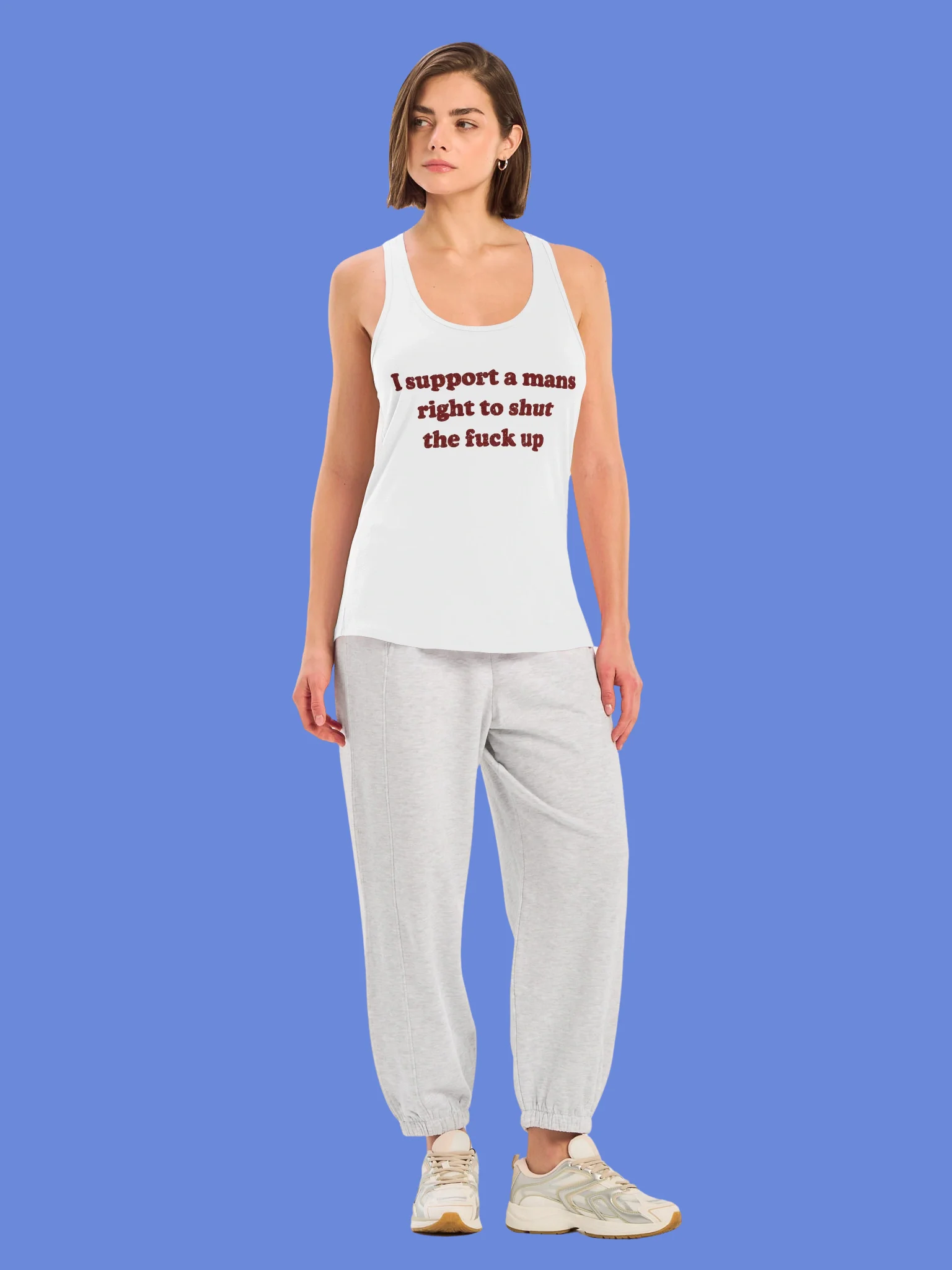 Support A Mans Right To STFU Lili Reinhart Baby Tank product image (2)