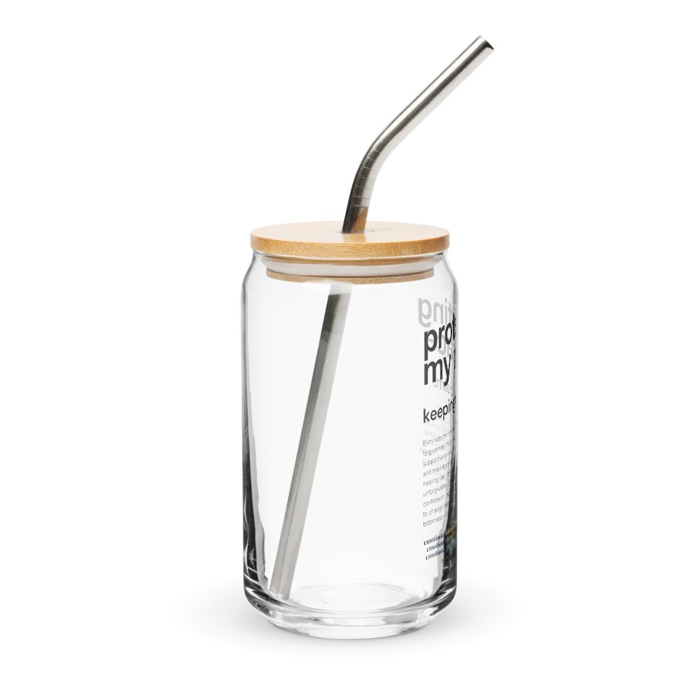 Official Planted By Calm | Calm Keepers Can-Shaped Glass (Style 2, with Bamboo Lid and Metal Straw) product image (6)