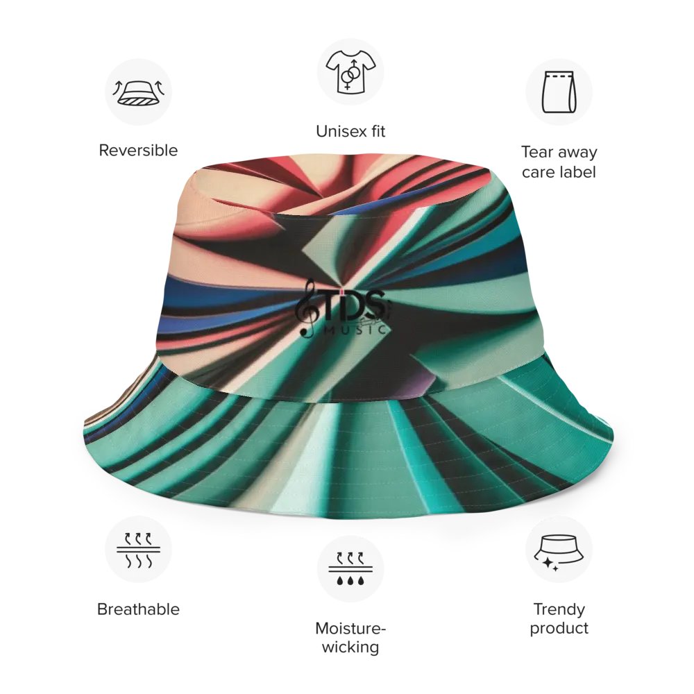 TDS Music Reversible Bucket Hat - Multicolored Design product image (12)