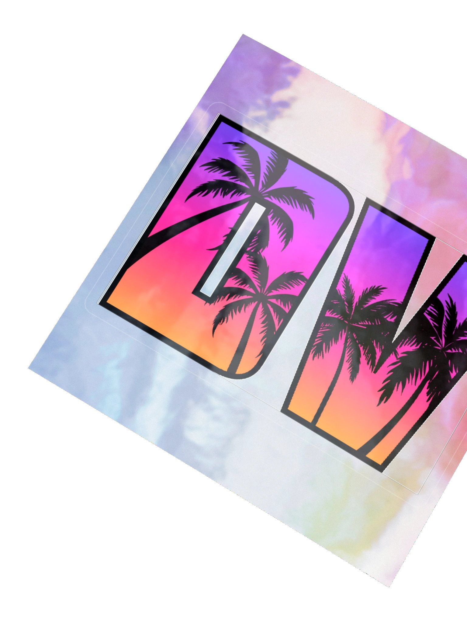 DV vice holographic sticker product image (4)