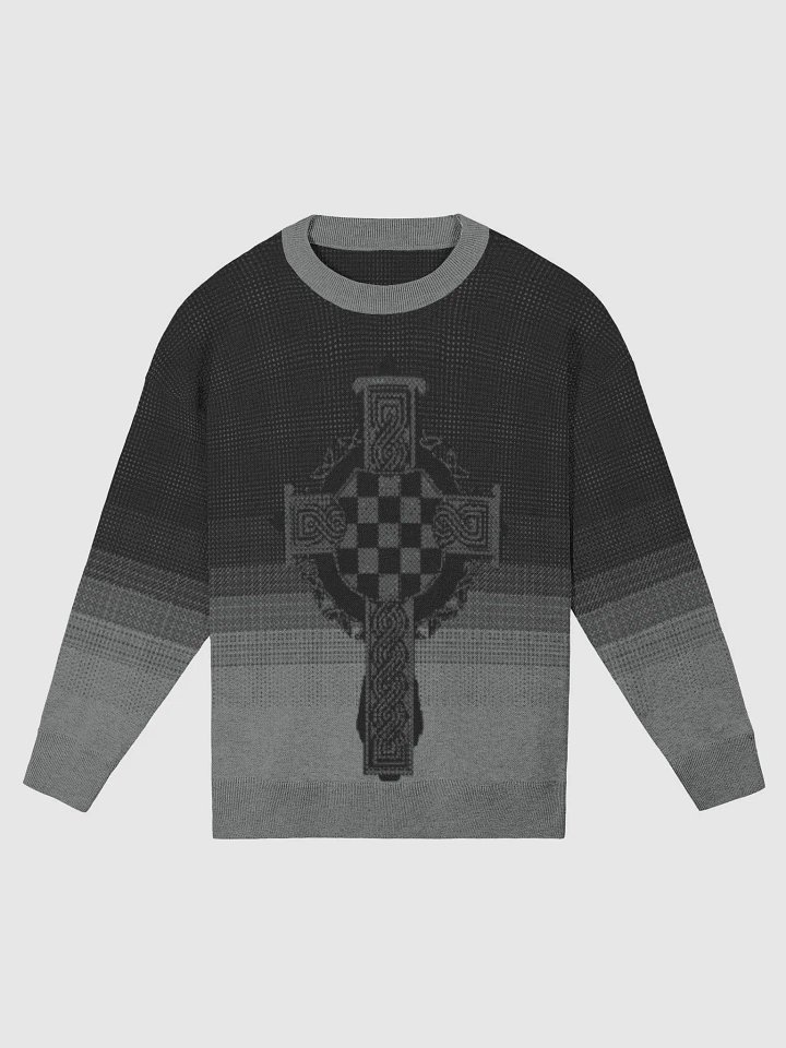 Celtic Cross Jacquard Crewneck Sweater product image (5)