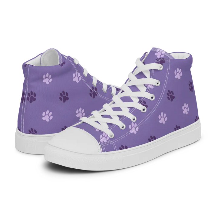 Women's Paw Print High Top Shoes product image (2)