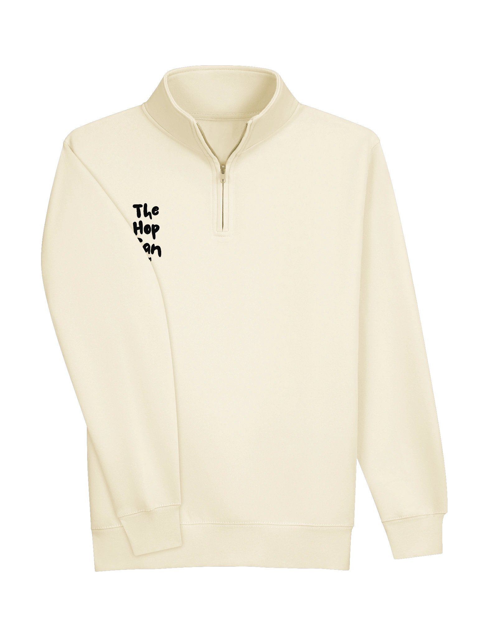 Logo Quarter Zip (Sandshell - Black) product image (3)