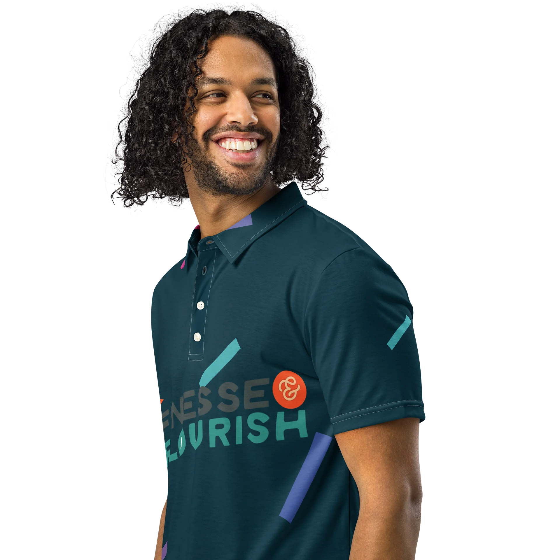 F&F 91 Slim Fit Polo Shirt (GRN) product image (2)