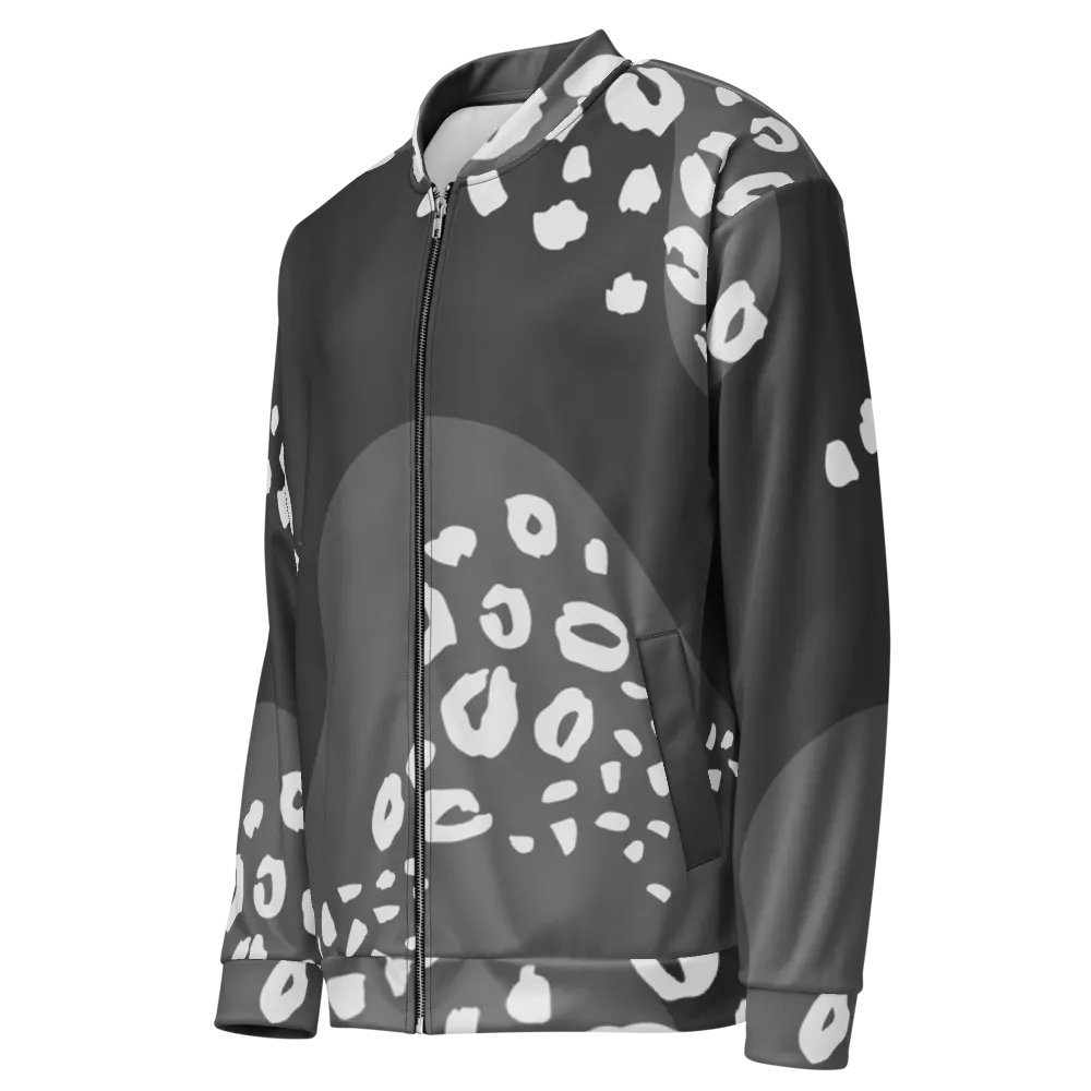 Grey Wild Blend All-Over Bomber Jacket product image (5)