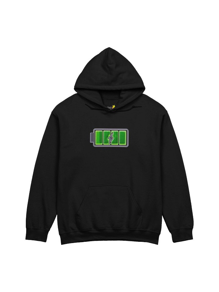 Battery Charge Green (Hoodie) product image (1)