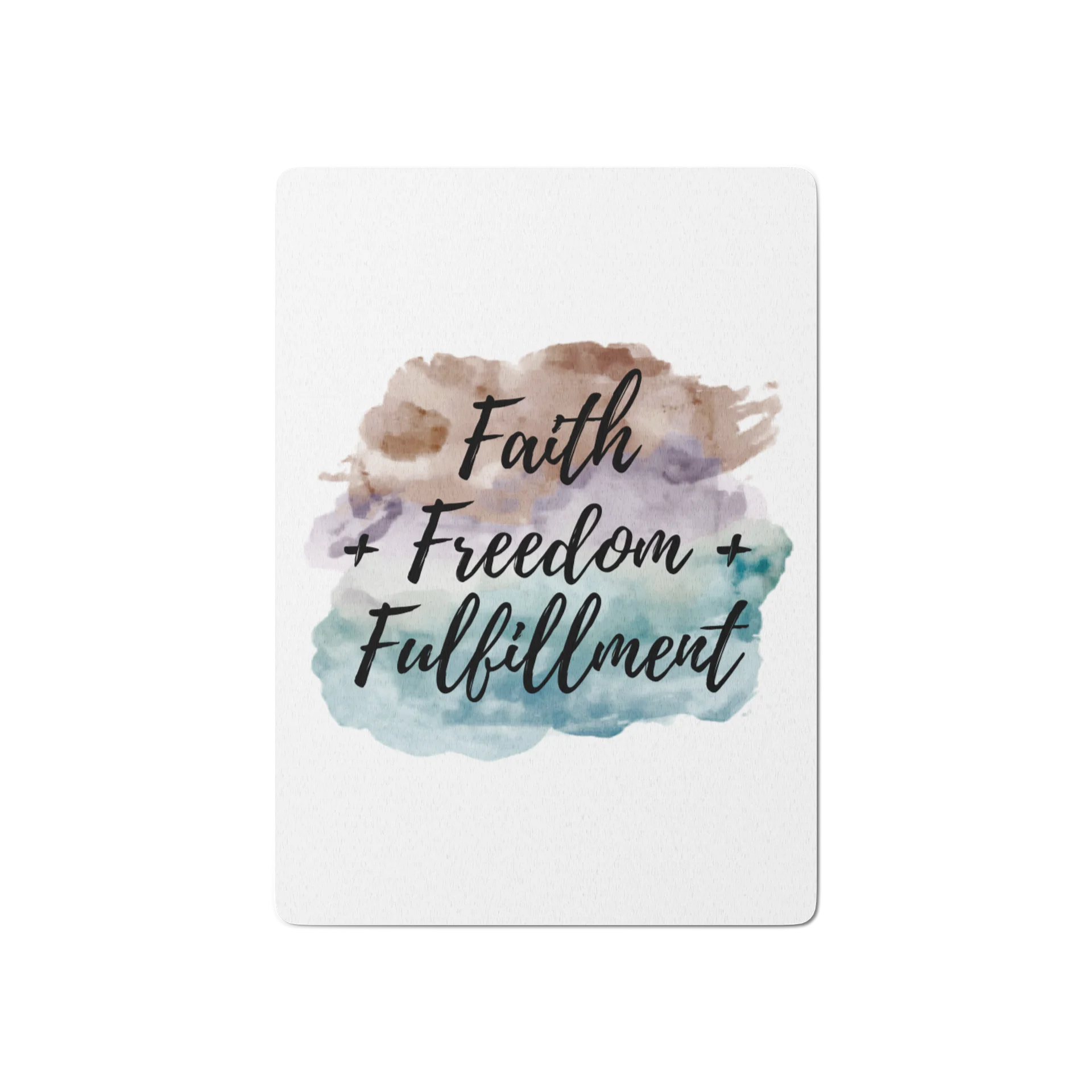 Faith + Freedom + Fulfillment Playing Cards product image (1)