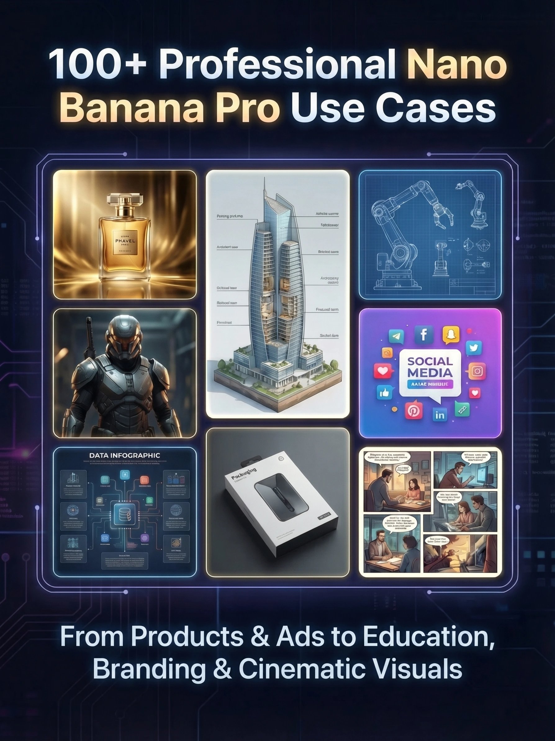 Ultimate Nano Banana Pro Guide | Expert Workflows, Templates & Nano Banana Prompts Pack product image (3)