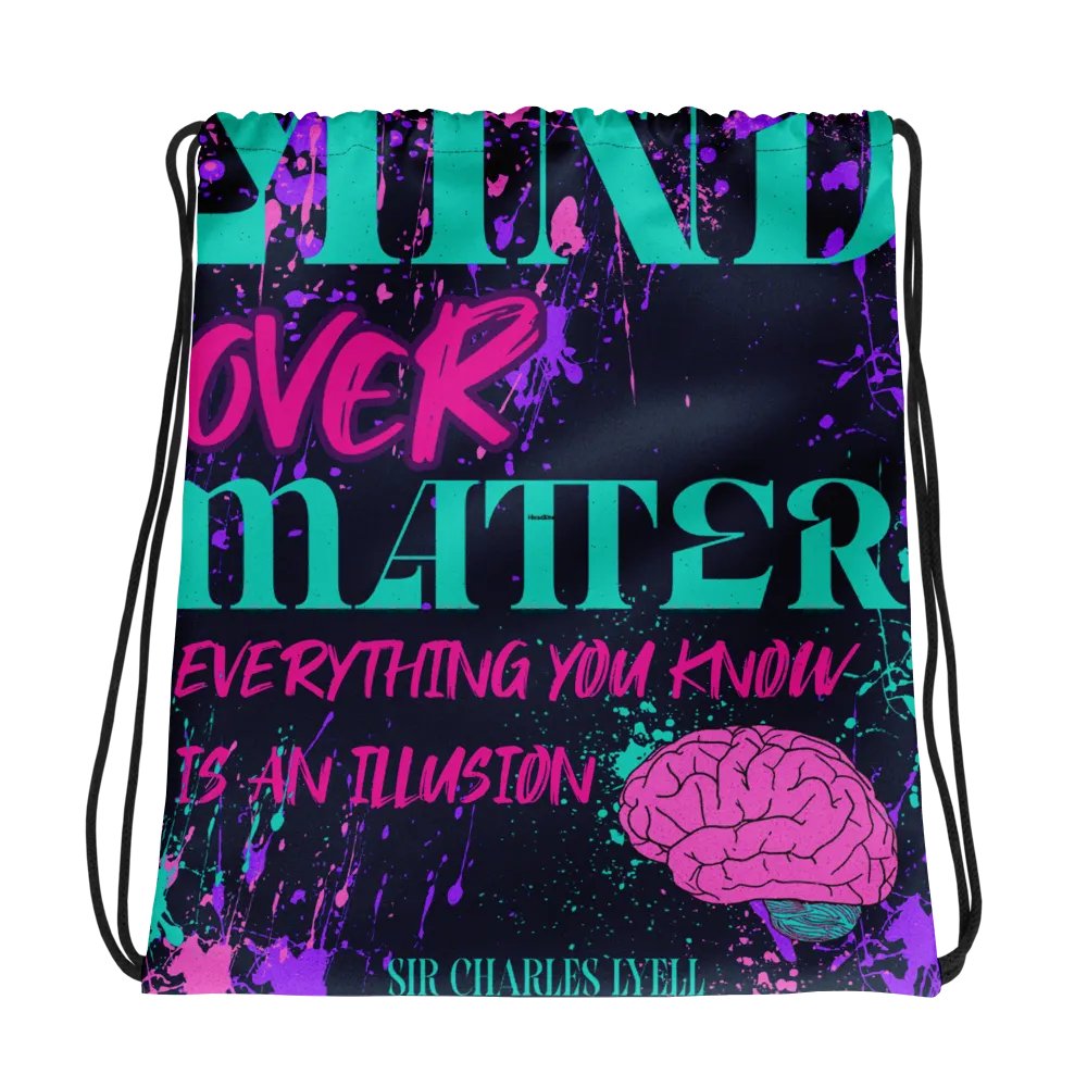 Mind Over Matter Drawstring Bag product image (1)