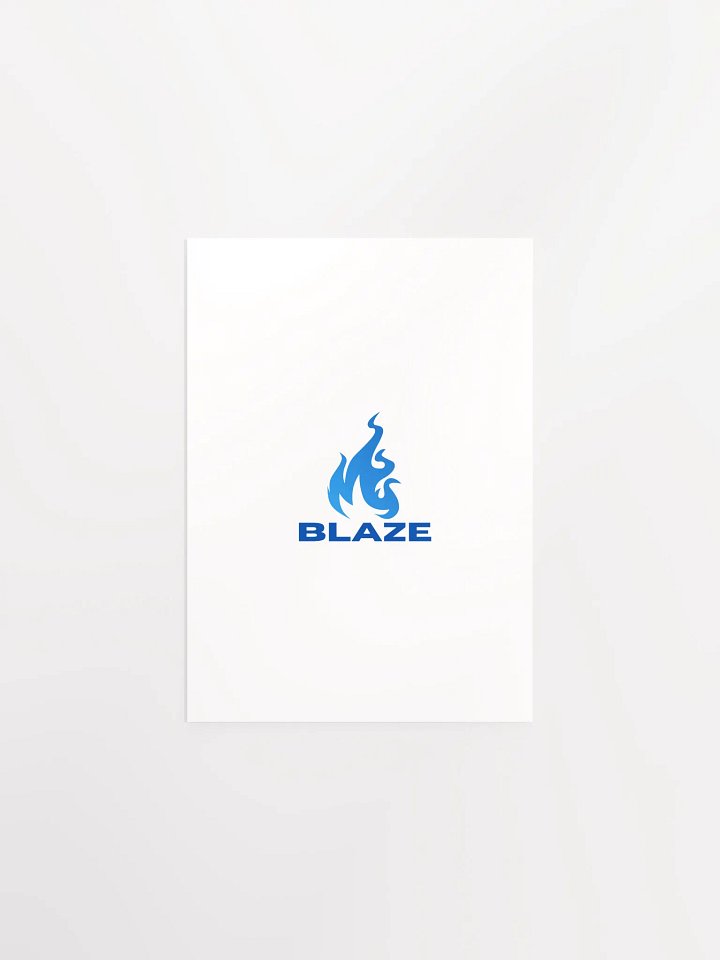 Blaze paper poster product image (2)