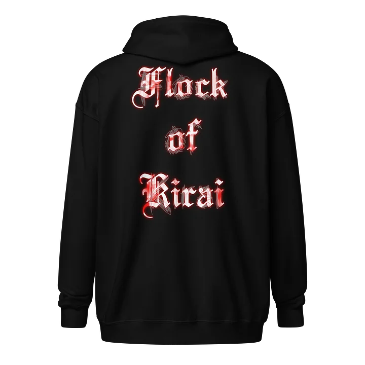 Flock of Kirai Zip Hoodie (White Logo) product image (2)