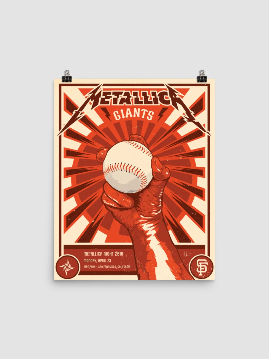 Metallica X SF Giants product image (1)