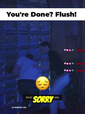 Post-bathroom brawl recap: Someone owes an apology and a proper flush. That was wild. #BathroomBrawl #Unexpected #TikTokViral #FunnyClips