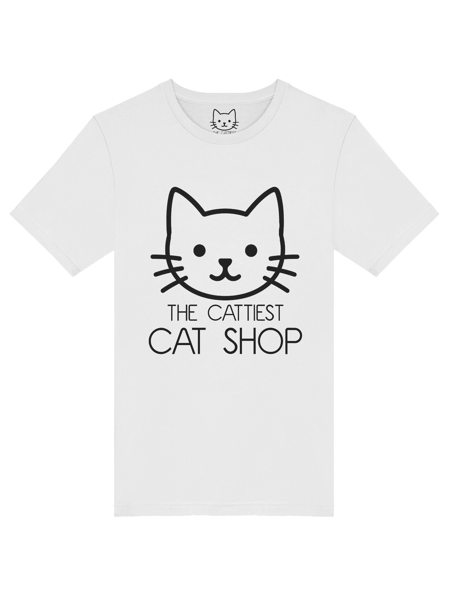 The Cattiest™ Cat Shop Logo (Black) Concert Tee Fit Unisex T-Shirt product image (101)