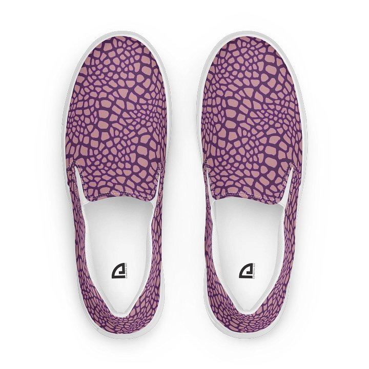 Purple Giraffe Canvas Shoes product image (1)