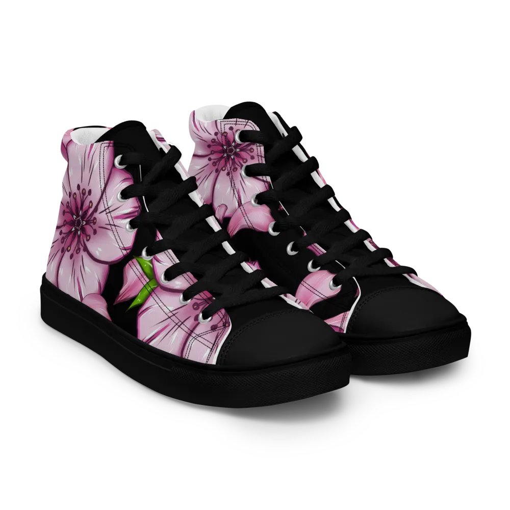 Blossomz & Petalz - Men's High Tops Canvas Shoes product image (12)