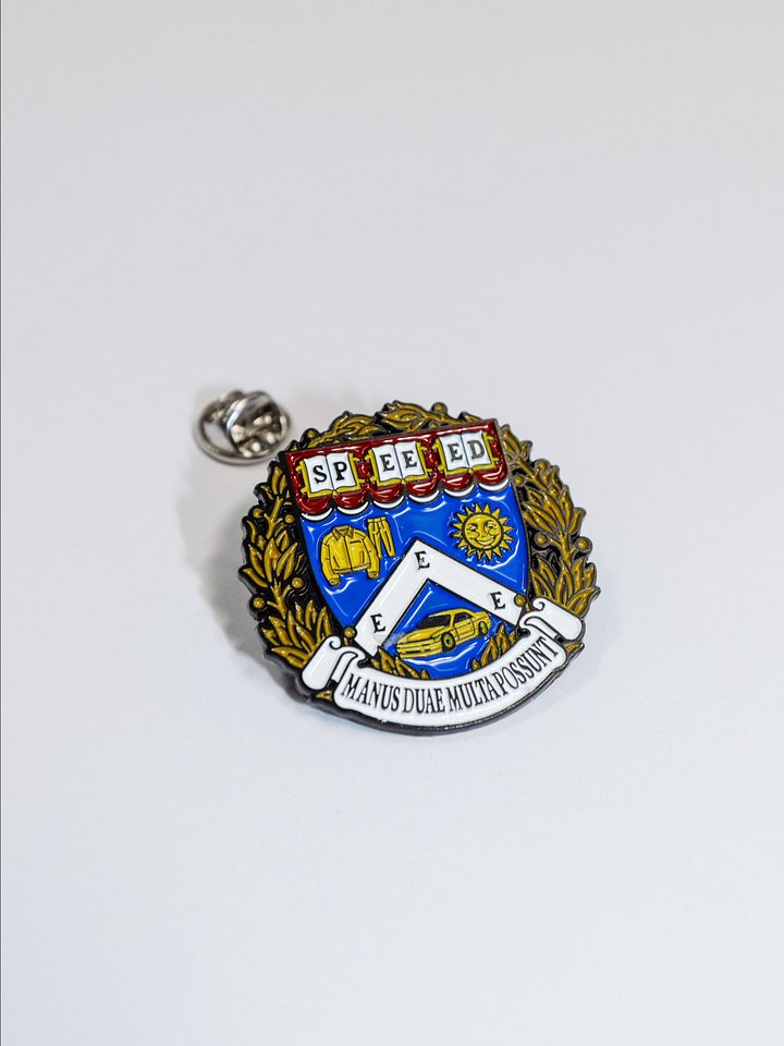 Speeed Crest Enamel Pin product image (2)