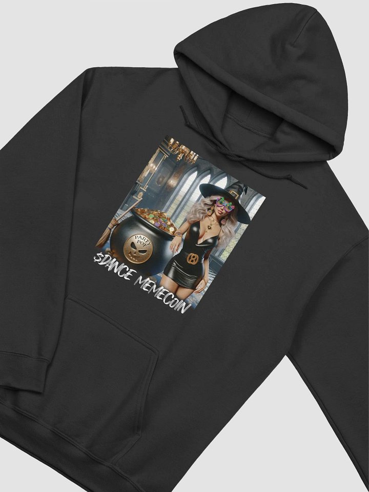 DANCE MEMECOIN - WEALTHY ROBOT - CLASSIC HOODIE - BLACK product image (1)
