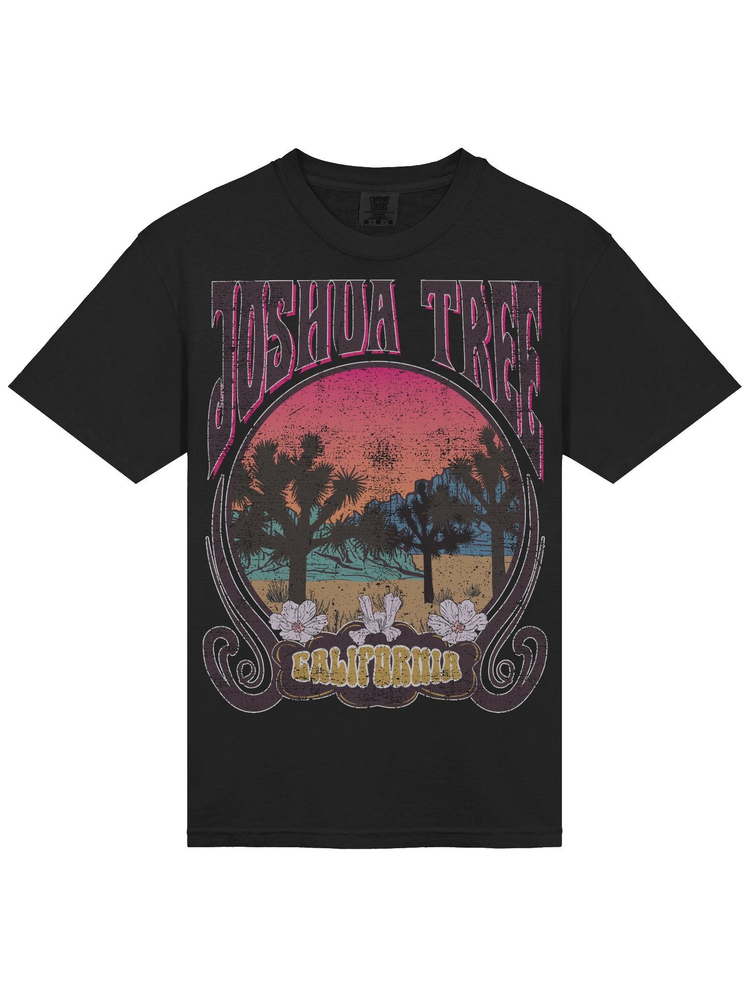 Joshua Tree National Park California Shirt – Vintage Desert Sunset Retro Travel Tee product image (7)