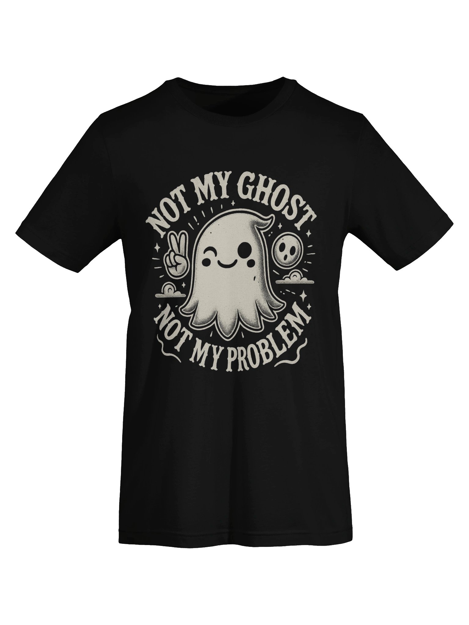 Retro Peace Ghost Tee product image (3)