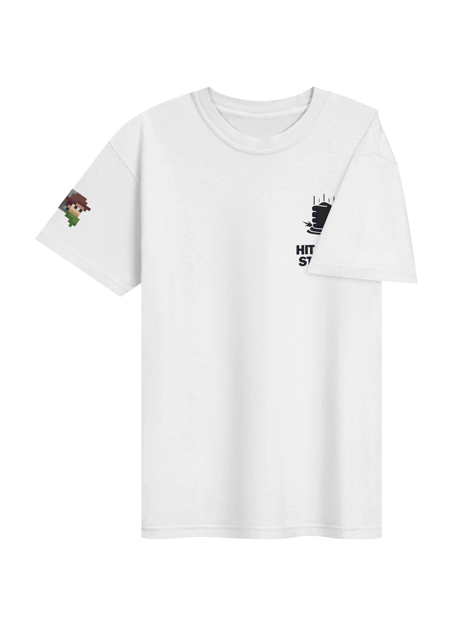 Hit Start Heavyweight T-Shirt White product image (4)