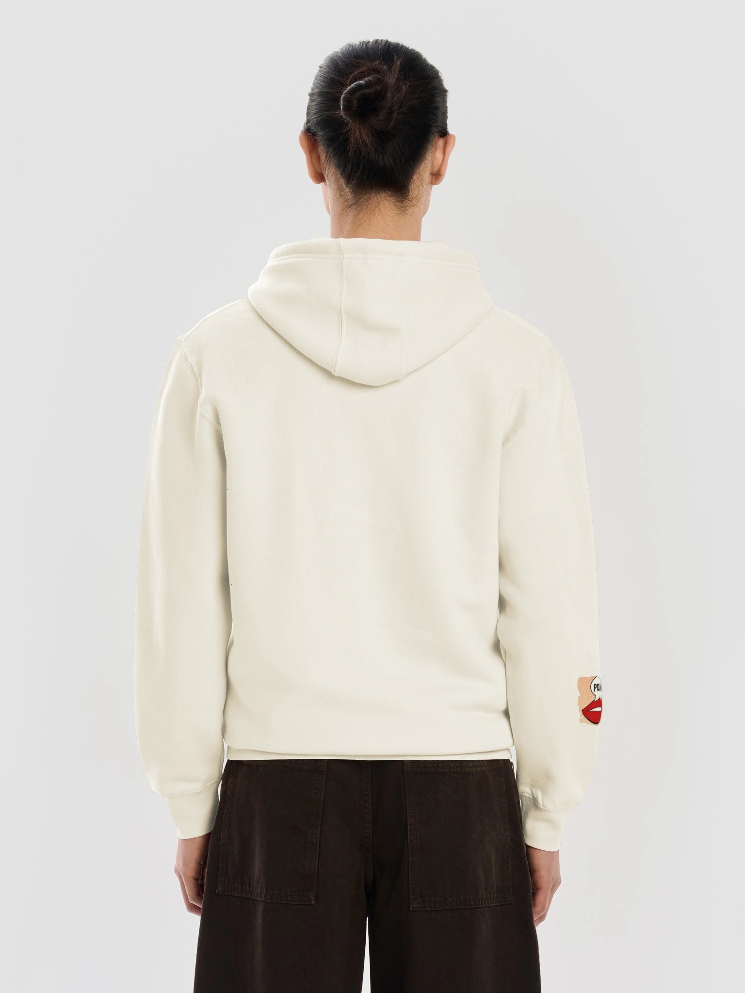 Premium Unisex Zip Hoodie, PEACE. Vintage Style product image (7)