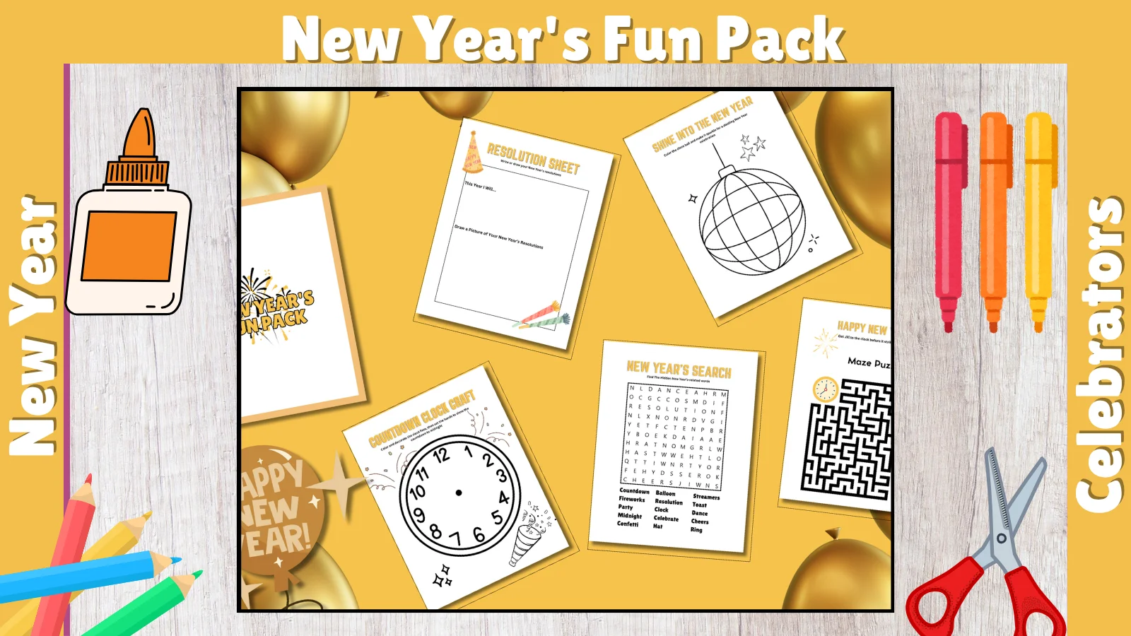 Holiday Fun Packs for Kids | 20 Holiday Activity Sheets product image (6)