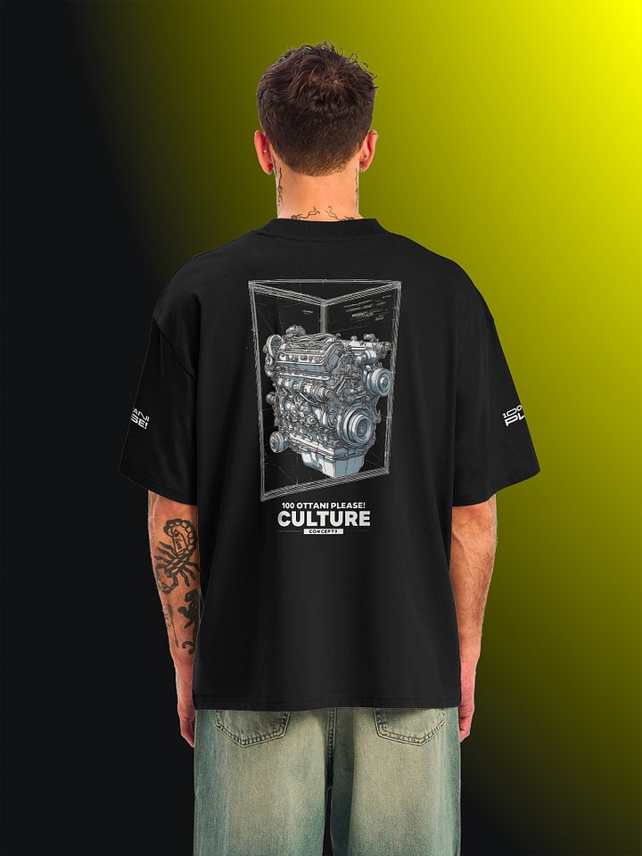 100 Ottani Please!™ Oversized Unisex Racing Streetwear Graphic T-Shirt | Drift Mode Edition product image (2)