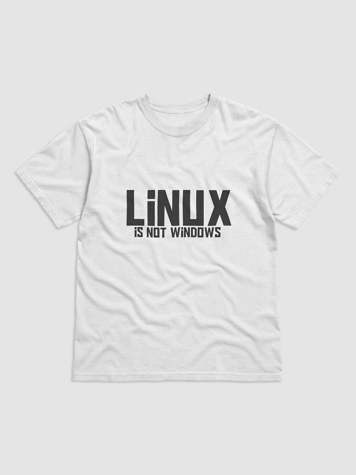 Linux is NOT Windows Tshirt product image (1)