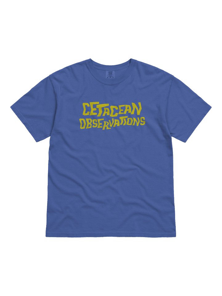 TrekCulture: Cetacean Observations - Blue T-shirt product image (1)