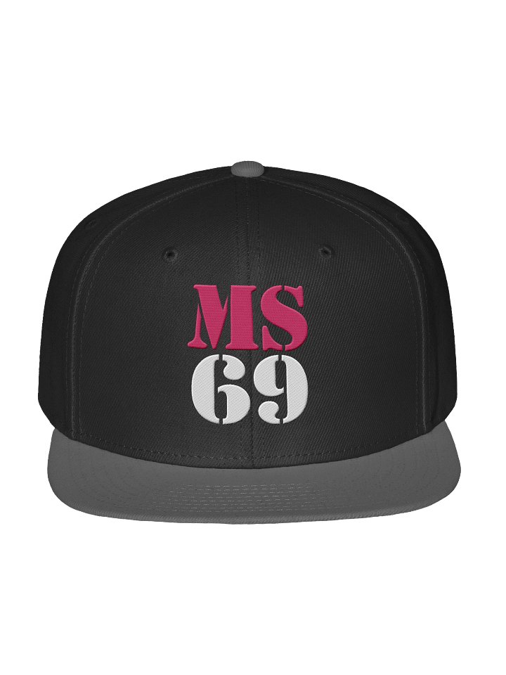 MS69 - Snapback Hat Pink/White product image (1)