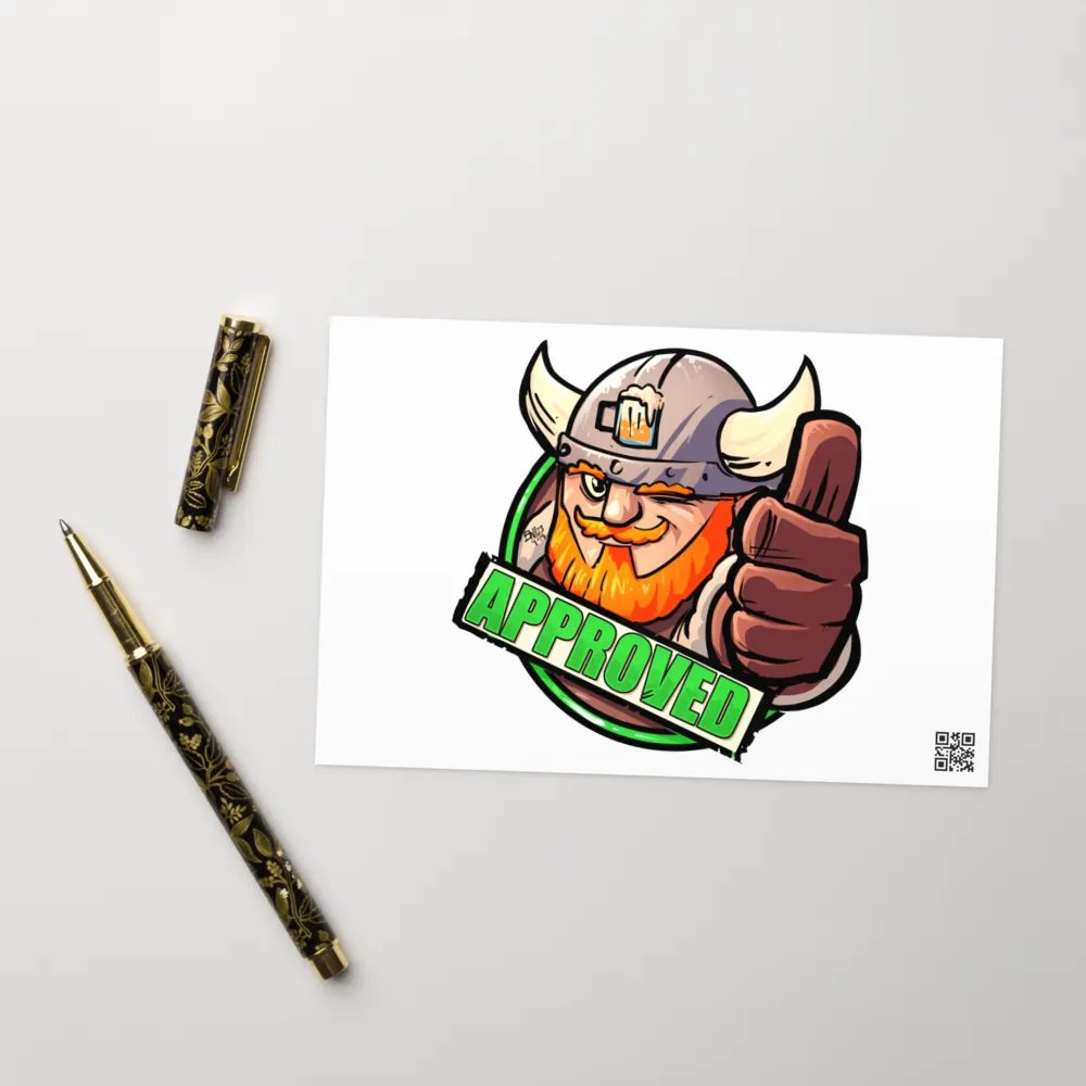 St. Paddy viking greeting card product image (6)