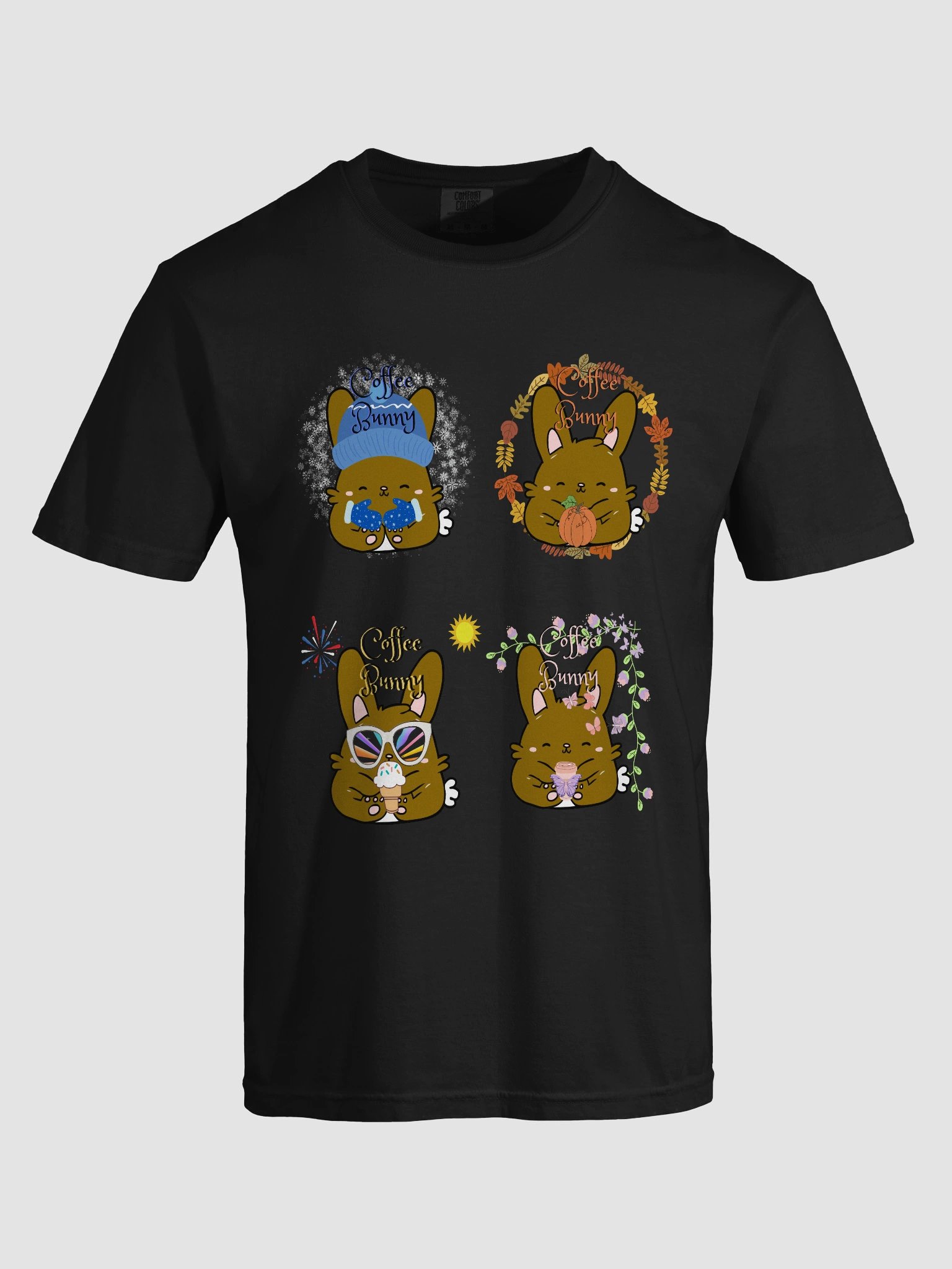 Coffee Bunny four seasons Tee product image (69)