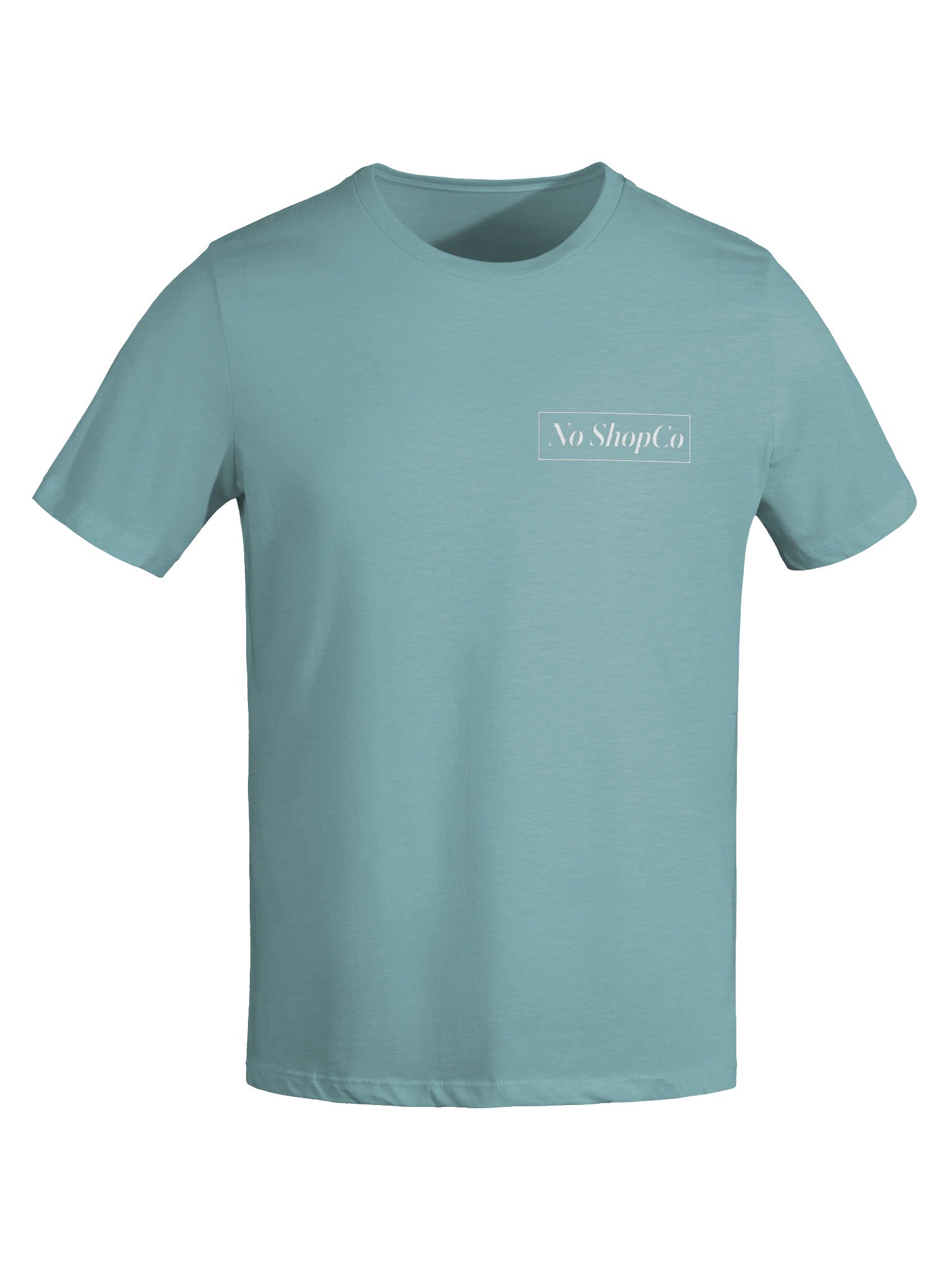 No ShopCo Women's Heather Blue Lagoon Tee - White Artwork product image (7)