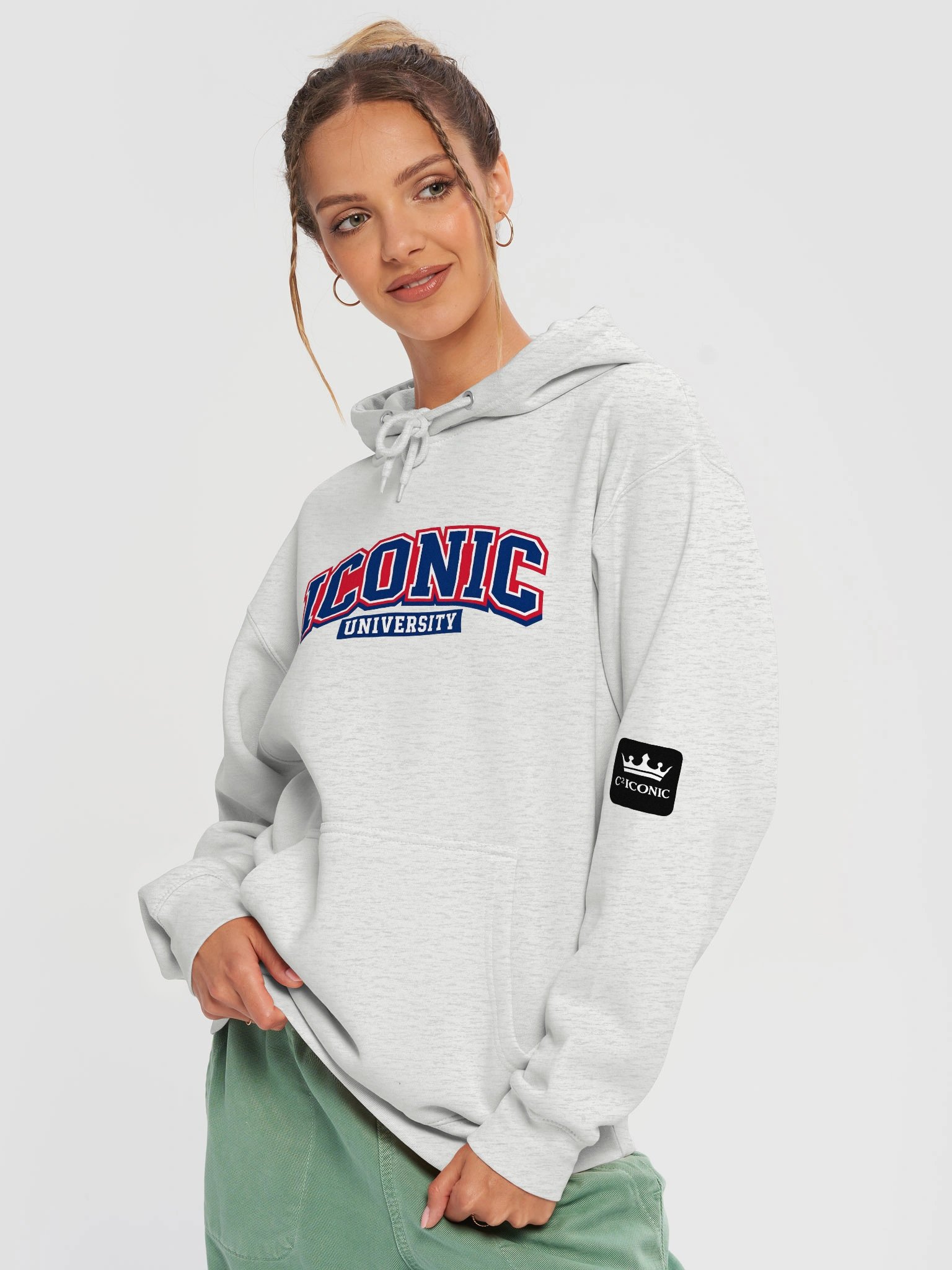 ICONIC University Unisex Pullover Hoodie product image (3)