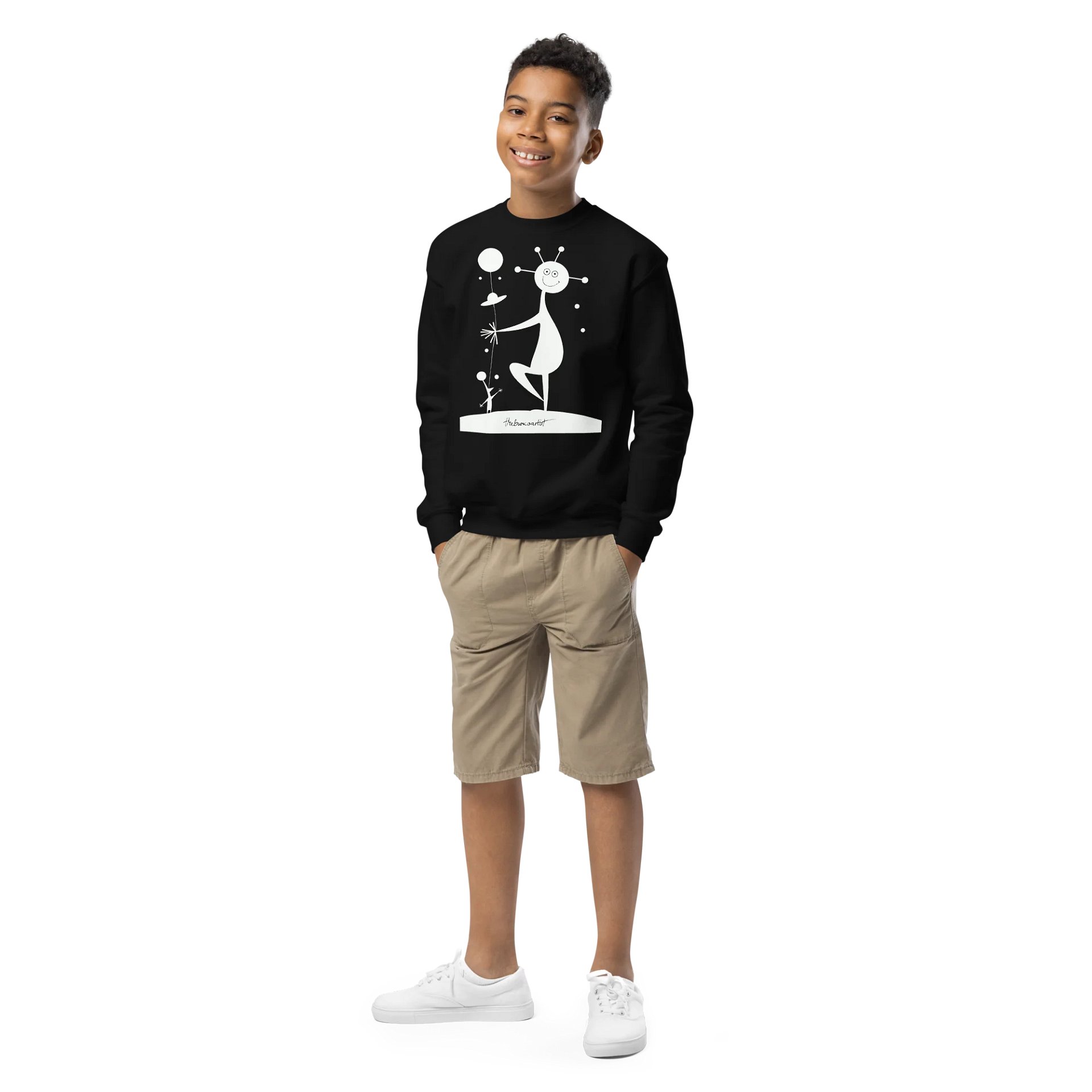 Gildan Youth Crew Neck Sweatshirt product image (1)