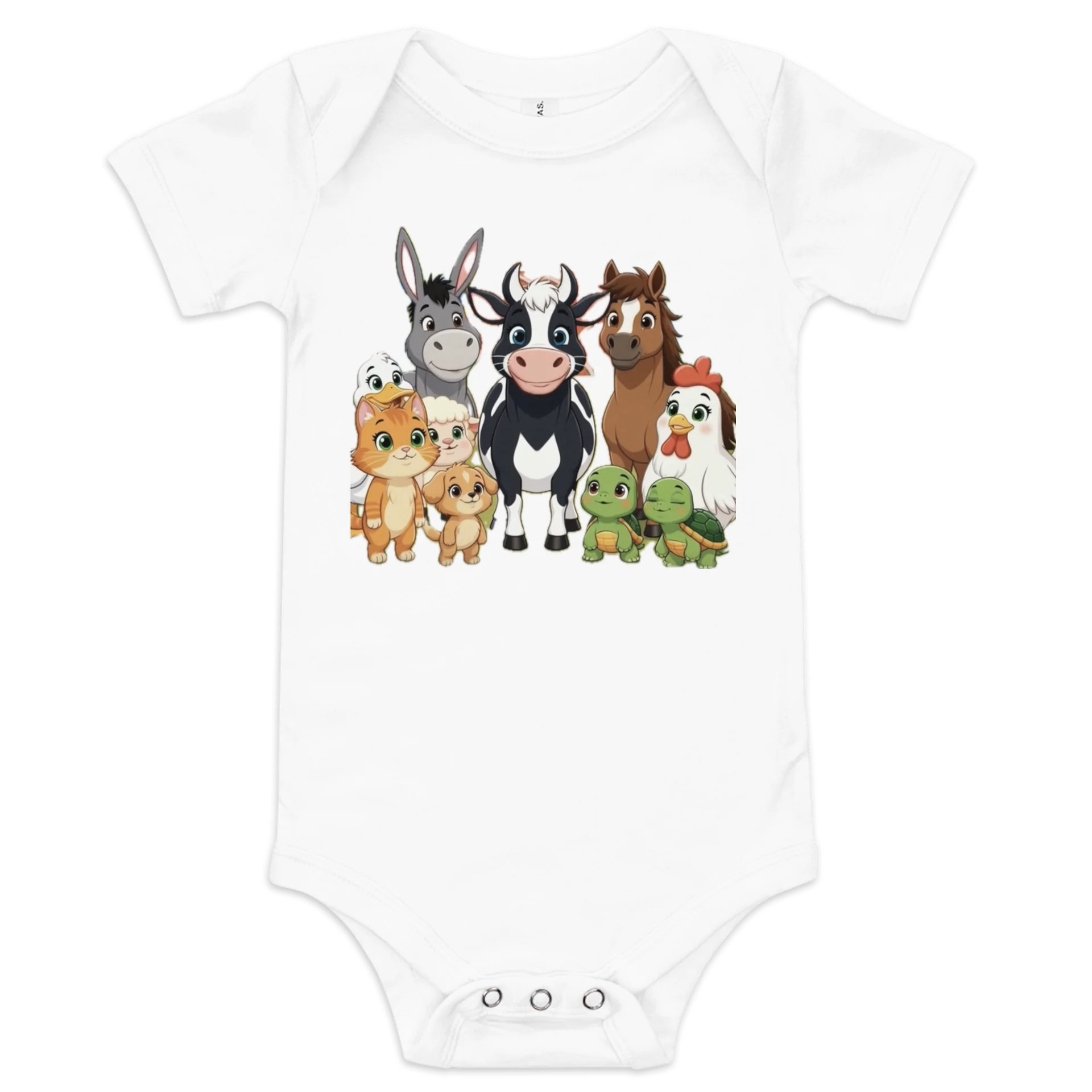 Cute Farm Animal Baby Onesie product image (1)
