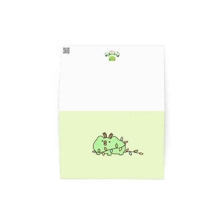 Reindeer Frog Lights Greeting Card product image (2)