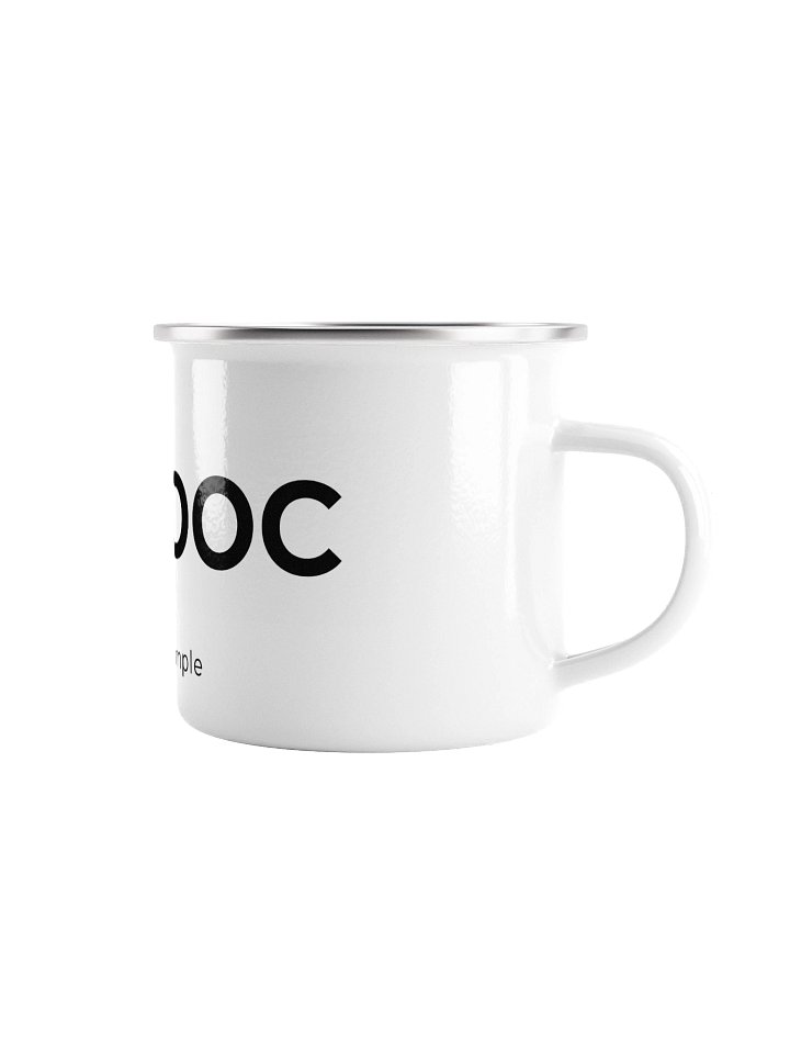 SECDOC - Security Made Simple - Enamel Mug product image (1)