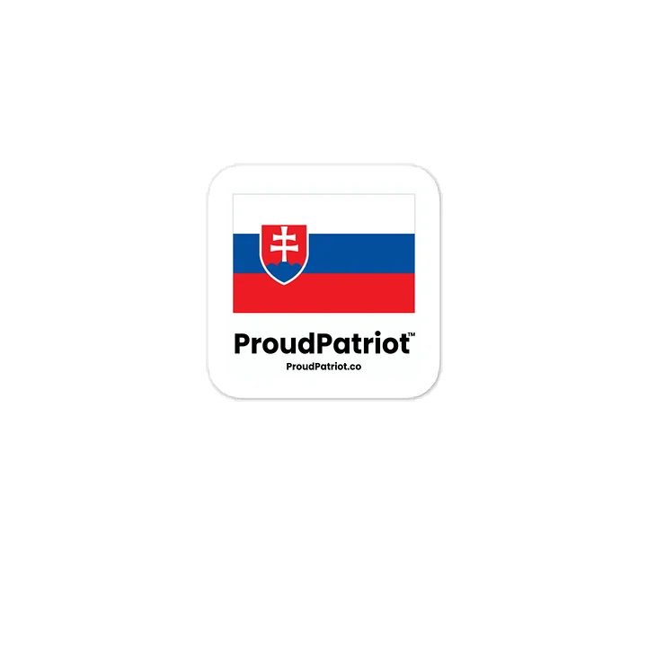 Slovakia Flag Vinyl Sticker product image (1)