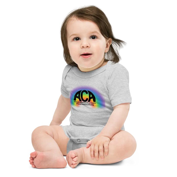 The Atheist Community of Austin Rainbow Onesie product image (17)