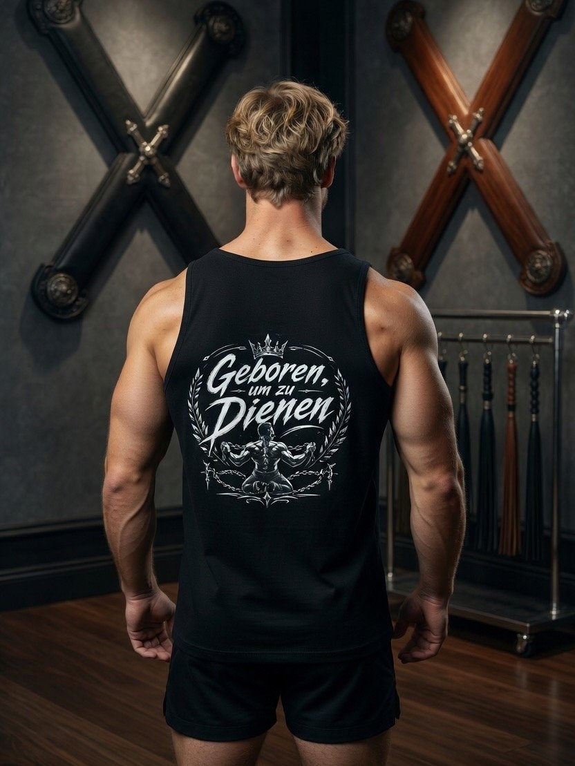 Ja, Herrin! – Geboren, um zu dienen | Dominantes Jersey Tank Top product image (2)