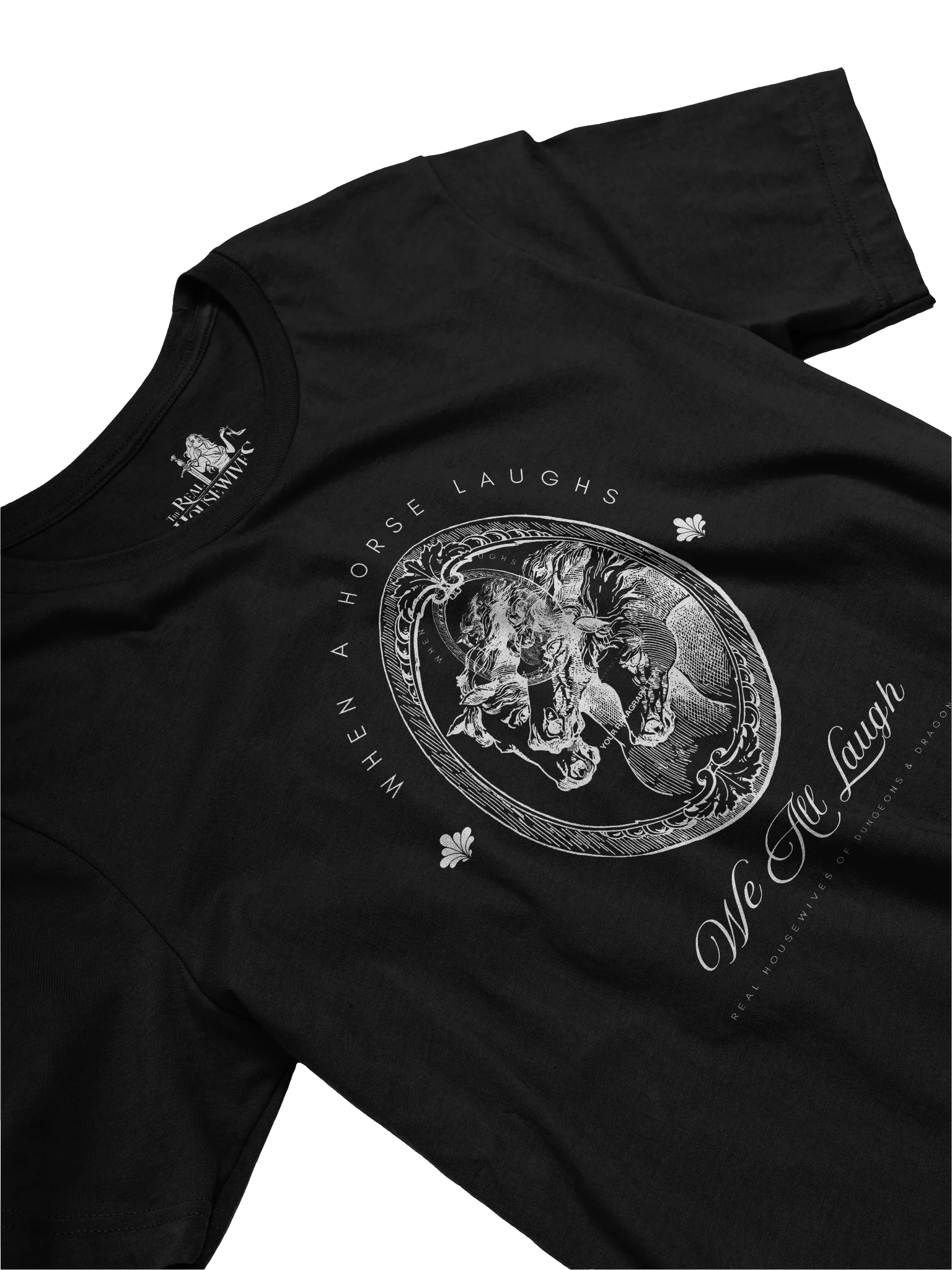 When A Horse Laughs Tee - White product image (2)